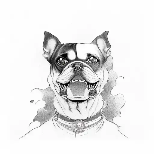 A Dog Driving A Vintage Car