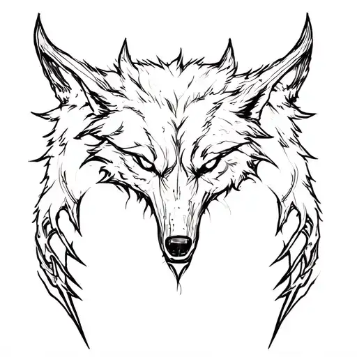 Wolf Claw And Scratching On Chest