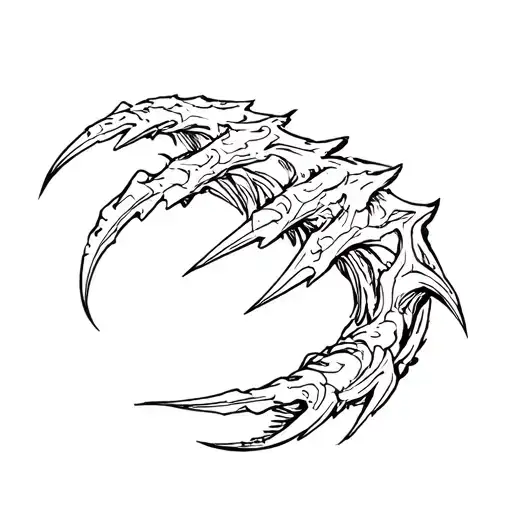 Wolf Claw And Scratching