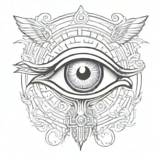 Horus Eye And Smoke