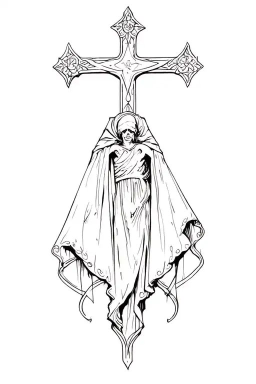 A Cross With A Cape