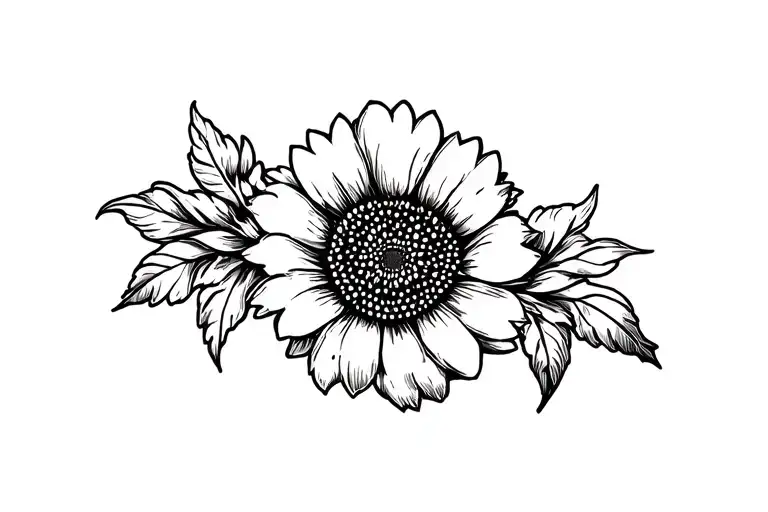 Tooled Leather Sunflower Carnation Western