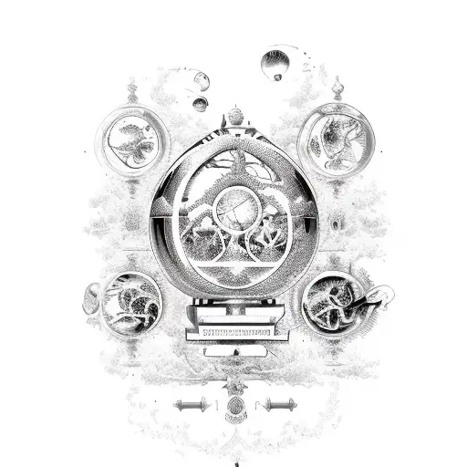 Family Tree With Hourglass