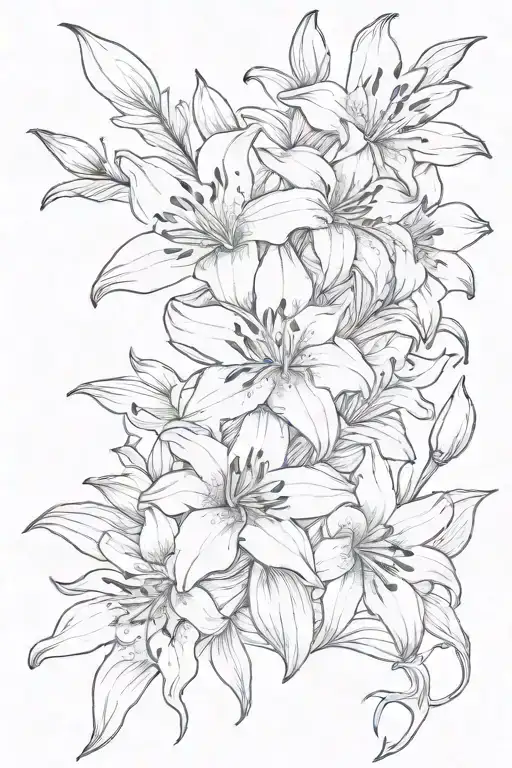 Lilly Flowers Growing