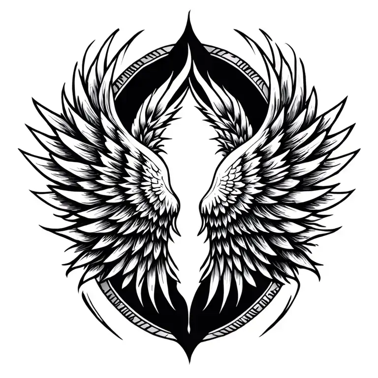 Tribal Wings Spread Wide