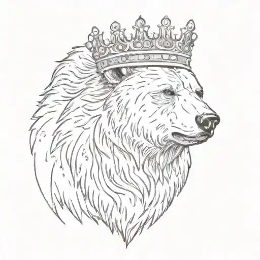 A Bear With A Crown