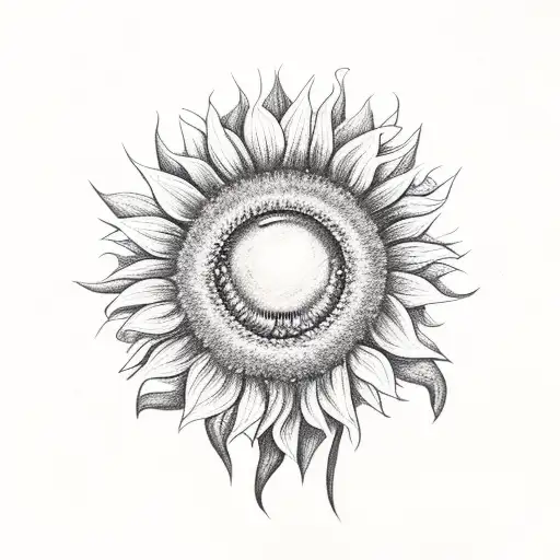 Sunflower With Face And X's For Eyes