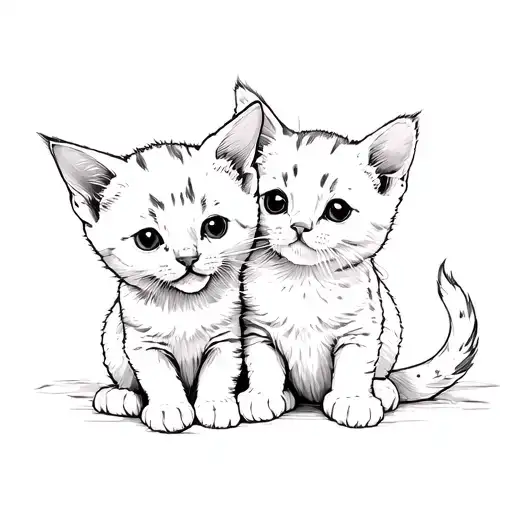 Foam Tattoo Kittens