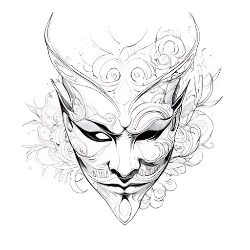 Drama Masks Mixed