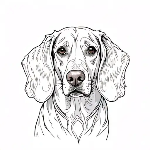 Coonhound By Cross Intertwined