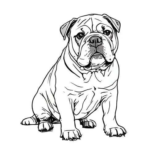 Shar Pei Bulldog Puppy