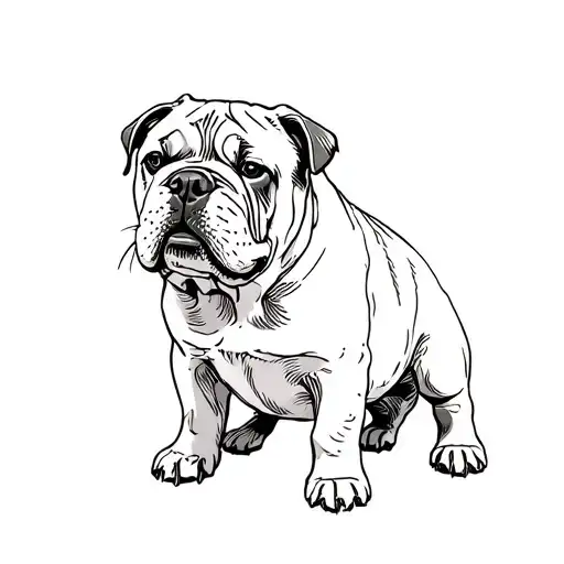 Shar Pei Bulldog Puppy