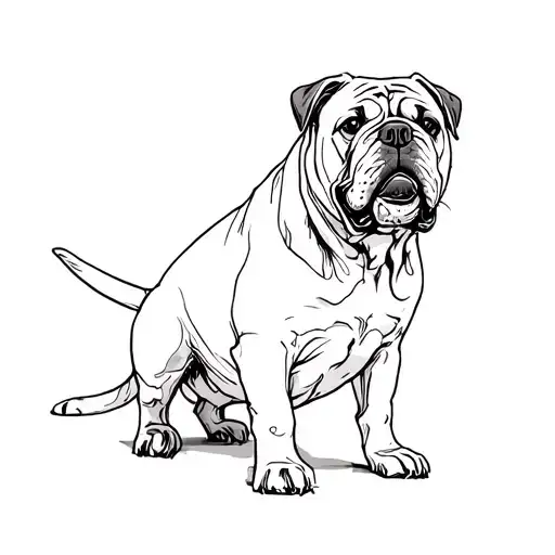 Shar Pei Bulldog 2 Months Old