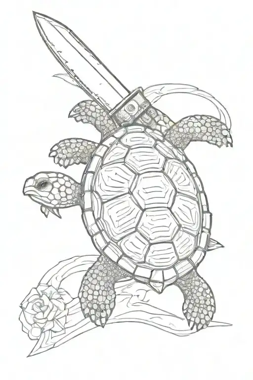 Turtle And Knife