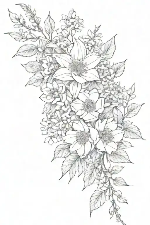 Birth Flower Bouquet