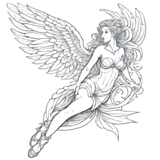 A Woman With Wings