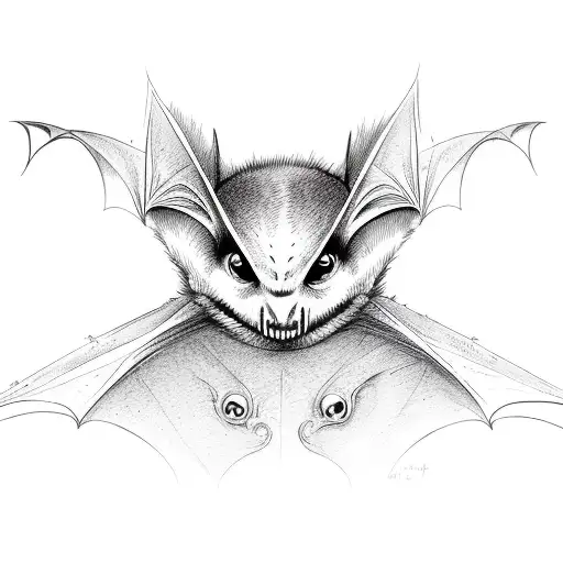 The Face Of A Bat