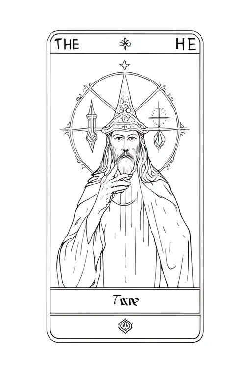 The Hermit Tarot Card