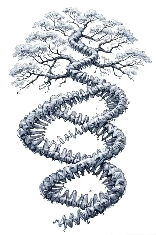Dna Helix Tree Science