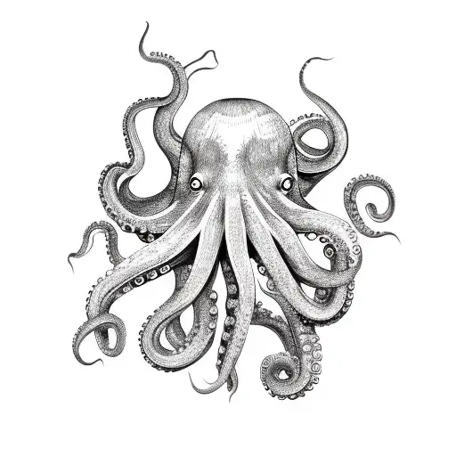 Octopus With Trident