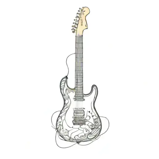 An Electric Guitar