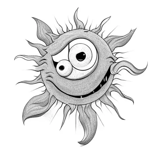 Baby Cookie Monster Sun Basking