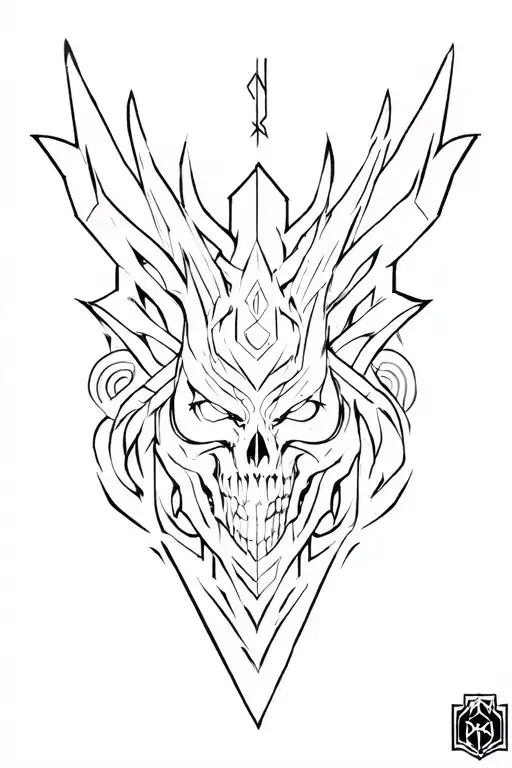 Defqon 1 Logo Tattoo Design