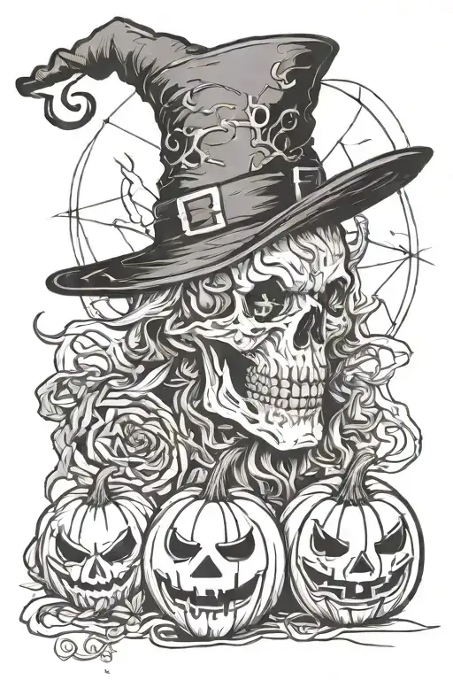 Halloween Tattoo Design