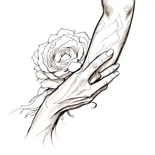 A Tattoo On A Person's Arm