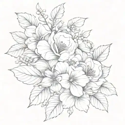 Floral Pencil Art