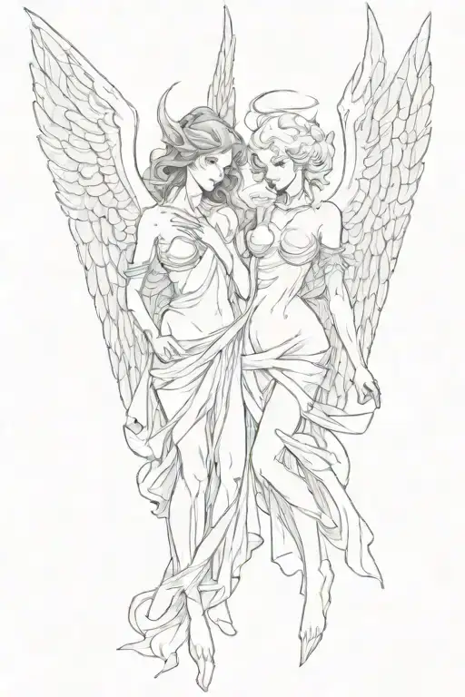 An Angel And A Demon