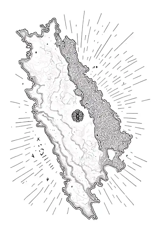 Element Of May Iran Map
