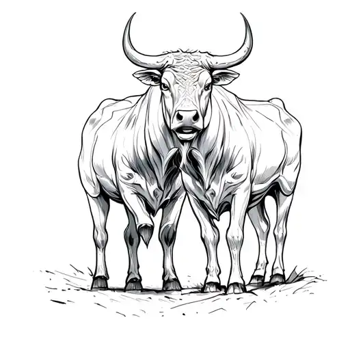 Father And Son Bulls