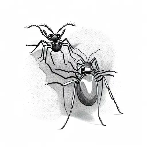 Two Ants In Love