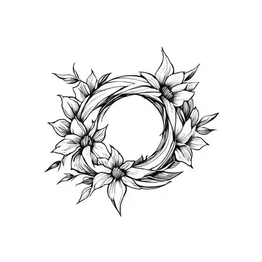 Floral Ouroboros