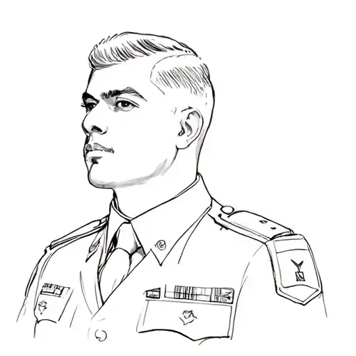 A Man In A Military Uniform