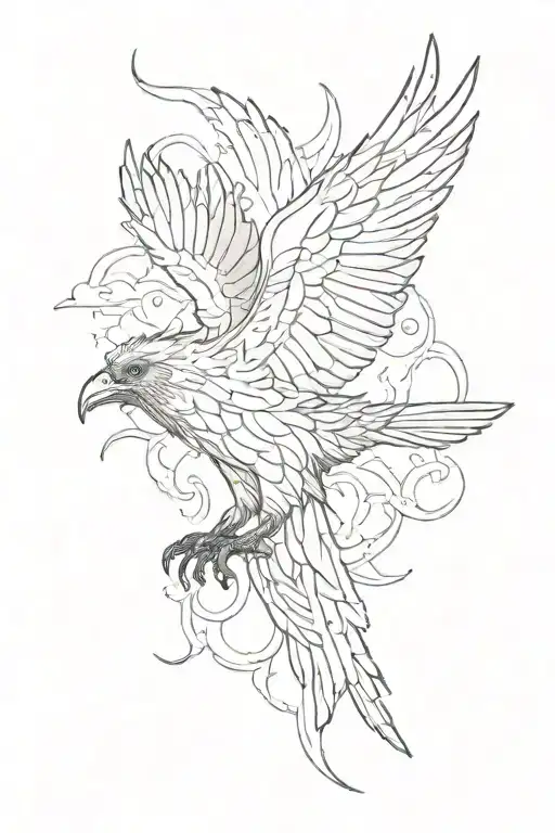 Odin's Raven's Flying