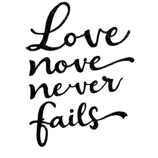 Love Never Fails Script