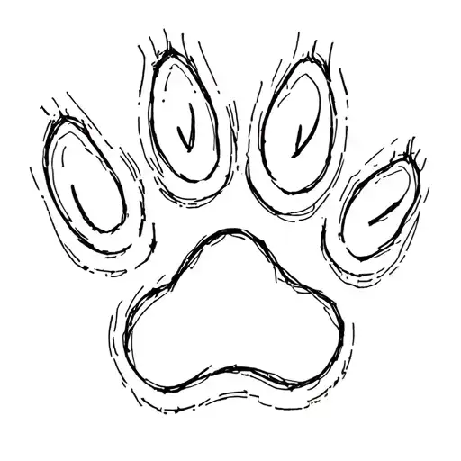 Dog Paw Print