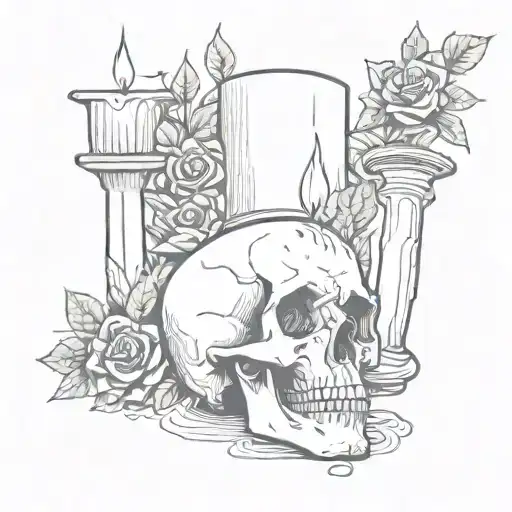 Skull And Candle Flash