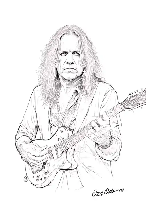 Ozzy Osbourne With A Mix