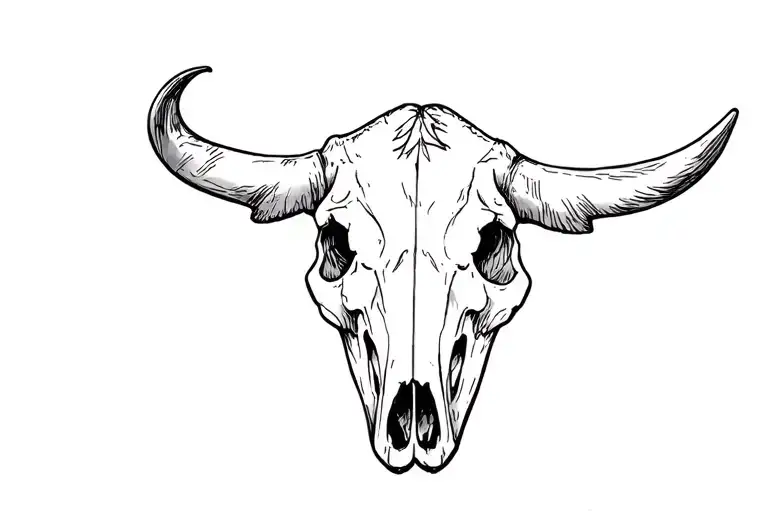 Western Cow Skull