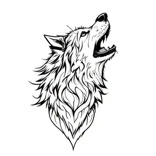 A Wolf Howling