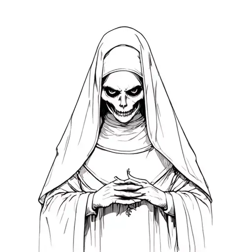 Spooky Evil Nun