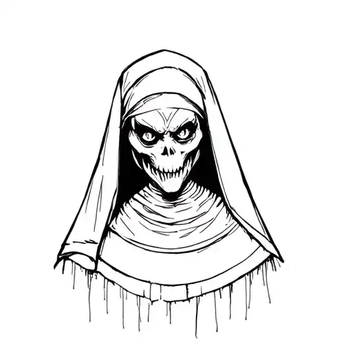 Spooky Evil Nun