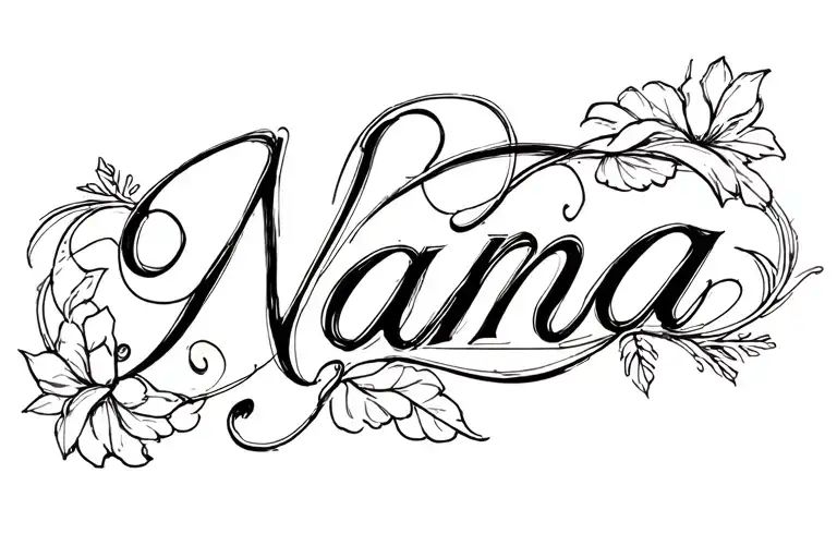 Nana Fancy Cursive
