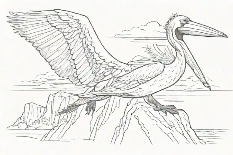 Pelican In Uluru