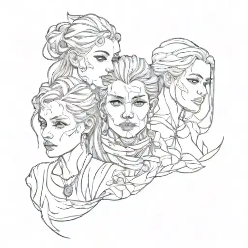 Brother And Two Sisters