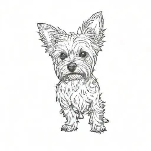 A Yorkshire Terrier