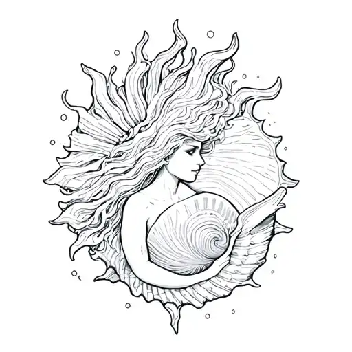 Mermaid Seashell Tarot